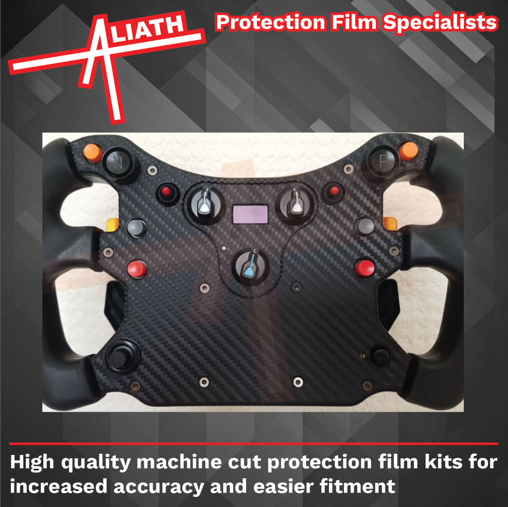 Fanatec Mclaren GT3 V2 Steering Wheel, CARBON FIBRE EFFECT Styling &  Scratch Protection Kit