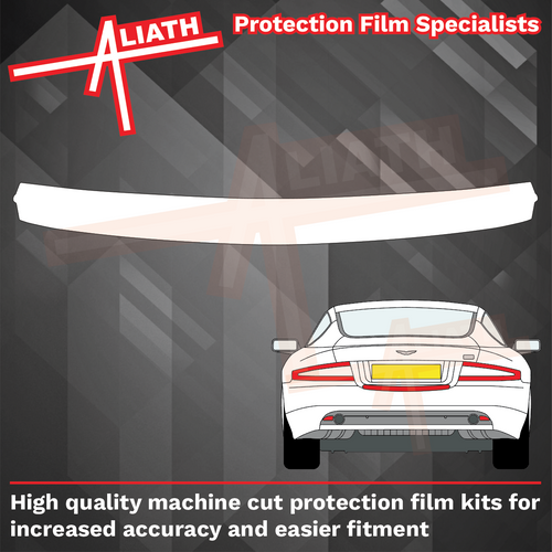 Aston Martin DB9 2004-2012, Rear Bumper Upper CLEAR Paint Protection