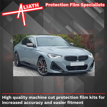 BMW 2-Series M240i (Type G42) 2021-, Side Skirt Trims CLEAR Paint Protection