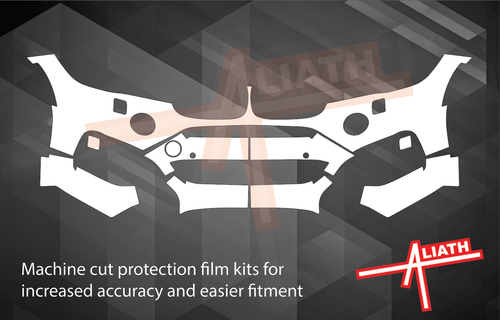 BMW X6 M-Sport (Type F16) 2015-2020, Front Bumper CLEAR Paint Protection