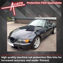 BMW Z3 (Type E36/7 / E36/8) 1995-2002, Rear QTR arch BLACK Paint Protection