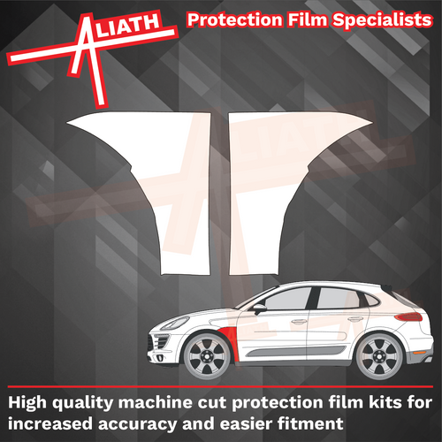 Porsche Macan (Type 95B) 2014-2024, Front Wings CLEAR Paint Protection