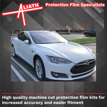 Tesla Model S 2012-Present, Rear Bumper Upper BLACK Paint Protection