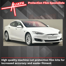 Tesla Model S 2012-Present, Rear Bumper Upper CLEAR Paint Protection