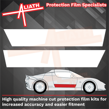 Tesla Roadster 2008-2012, Lower Door Sections CLEAR Paint Protection