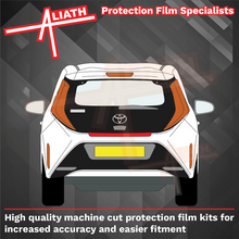 Toyota Aygo 2022-Present, Rear Bumper Upper CLEAR Paint Protection