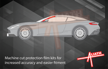Aston Martin DB11 2016-Present, A-Pillars CLEAR Paint Protection