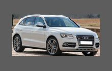 Audi Q5 / SQ5 (Type 80A) 2012-2019, Bonnet & Wings Front CLEAR Paint Protection