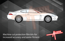 Jaguar XK XKR (X150) 2007-2011, A-Pillars CLEAR Paint Protection
