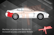 Jaguar XKR (X150) 2007-2014, Rear Bumper Sides CLEAR Paint Protection