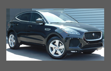 Jaguar E-Pace 2018-, Rear Bumper Upper CLEAR Scratch Protection