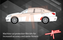 Lexus IS 2005-2012, Rear QTR Lower Arches CLEAR Paint Protection