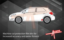 Toyota Auris 5 Door (1st gen) 2007-2012, Rear QTR / Door Arch CLEAR Paint Protection